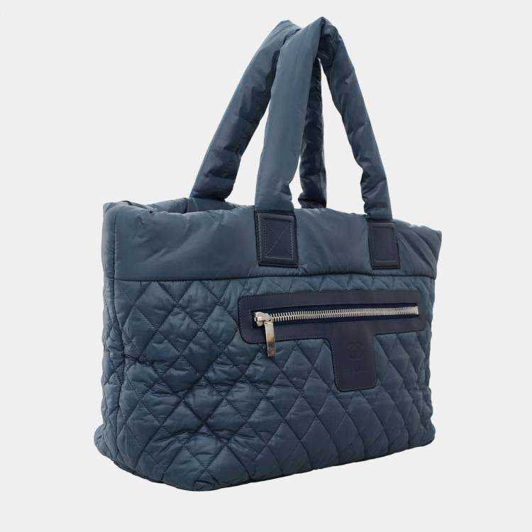 Pre Owned Chanel Nylon Coco Cocoon Handbag