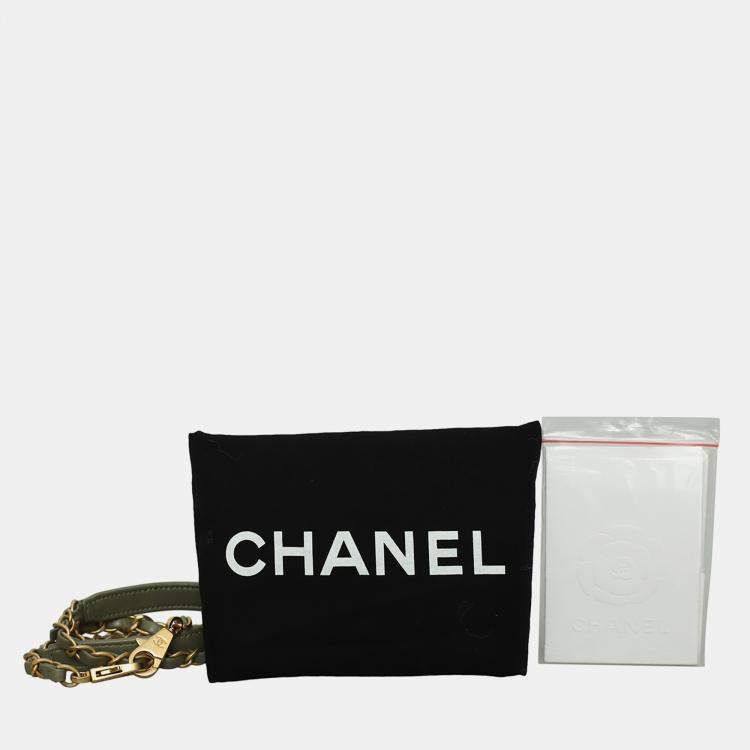 Pre Owned Chanel Chevron Quilted Medium Coco Handle Bag With Lizard Top Handle