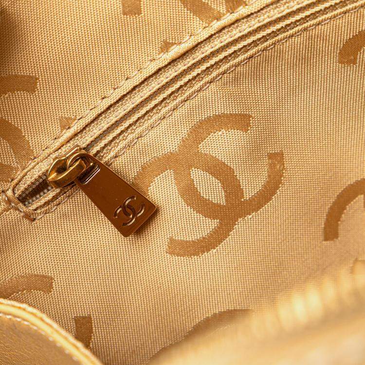 Pre Owned Chanel Brown CC Wild Stitch Handbag