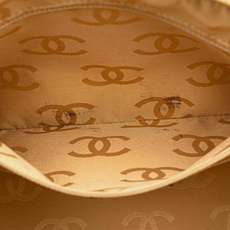 Pre Owned Chanel Brown CC Wild Stitch Handbag