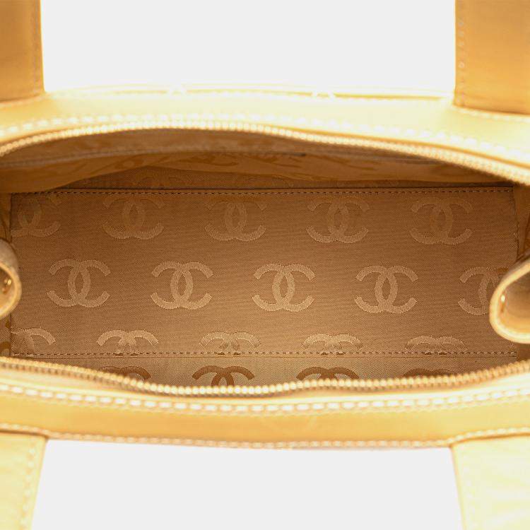 Pre Owned Chanel Brown CC Wild Stitch Handbag
