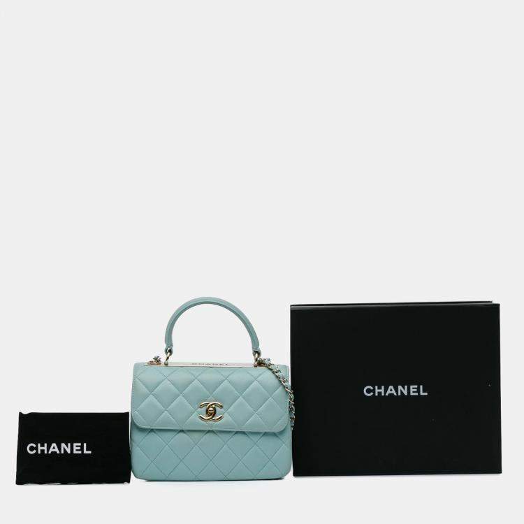 مملوكة مسبقًا Chanel Blue Small Quilted Lambskin Trendy CC Flap Bag