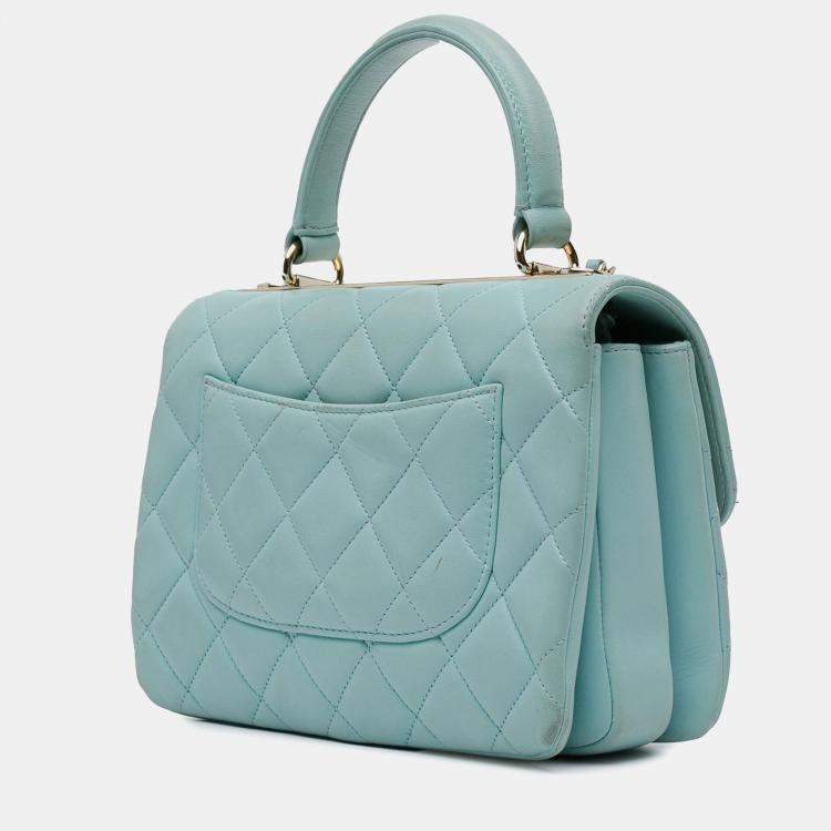 مملوكة مسبقًا Chanel Blue Small Quilted Lambskin Trendy CC Flap Bag