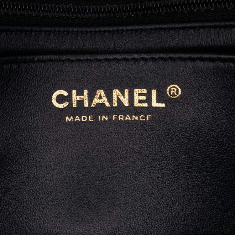 مملوكة مسبقًا Chanel Black Small Tweed Pearl Cosmos Flap Bag