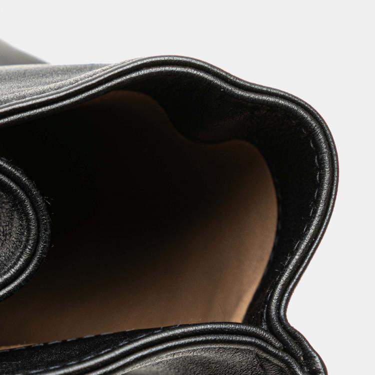 Pre Owned Chanel Black CC Lambskin Tote