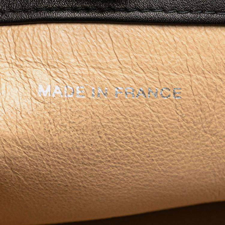 Pre Owned Chanel Black CC Lambskin Tote