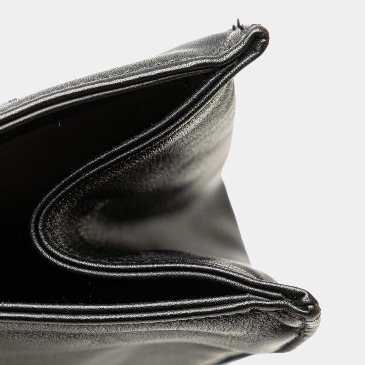 Pre Owned Chanel Black CC Lambskin Tote