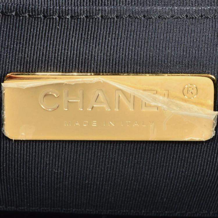 Pre Owned Chanel Single Flap Tricolour Lambskin Shoulder Bag