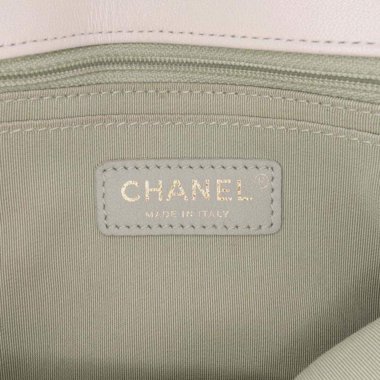 Pre Owned Chanel Single Flap Quilted Calfskin CC Shoulder Bag