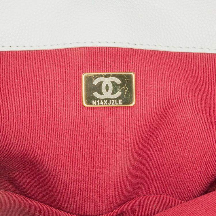 Pre Owned Chanel CC Flap Crossbody Quilted Caviar Bag