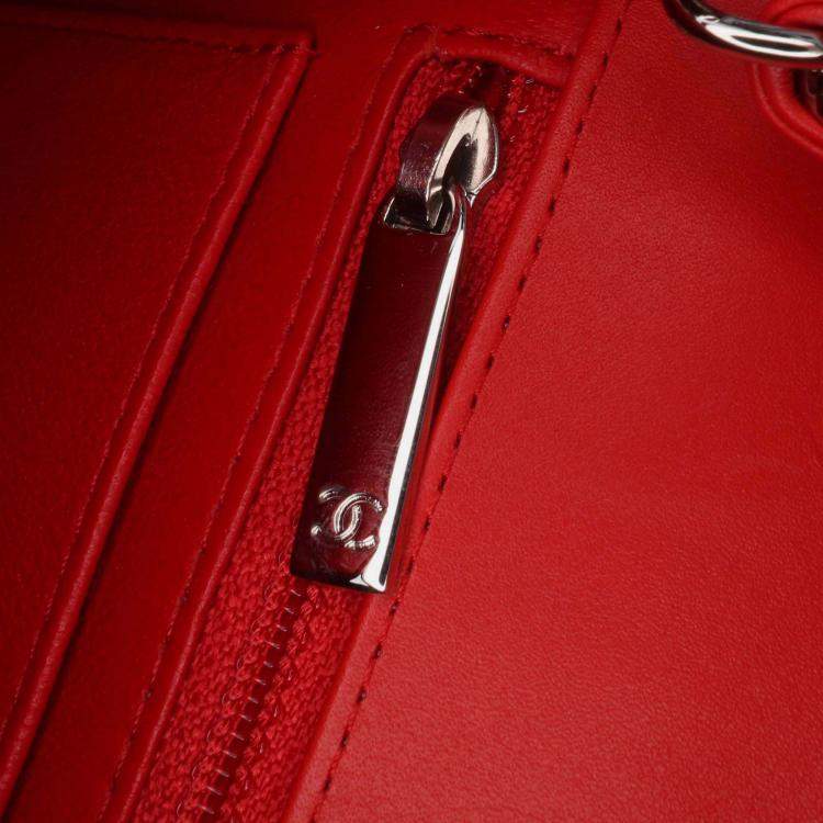 Pre Owned Chanel Classic Single Flap Mini Rectangular Bicolor Patent Bag