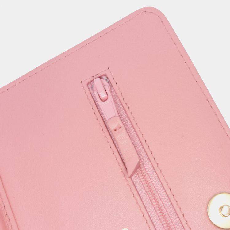 Pre Owned Chanel Pink Small Tweed CC Filigree Flap