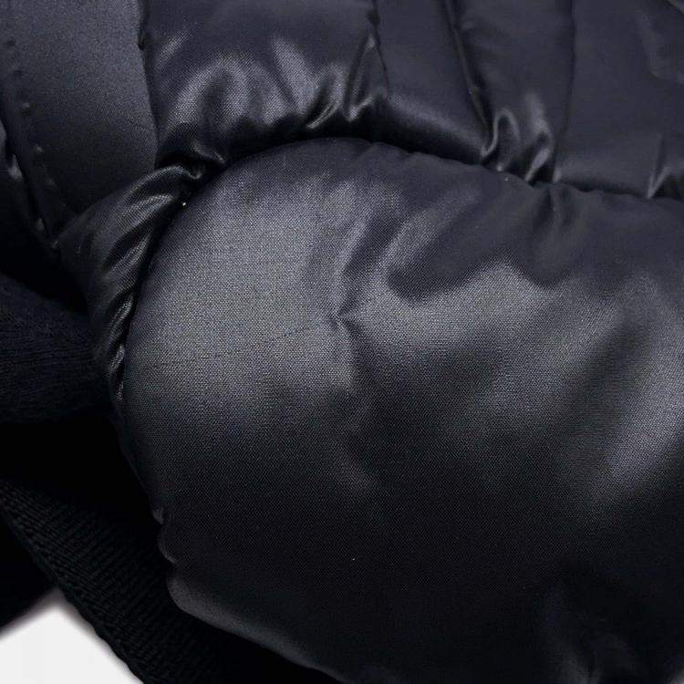 Pre Owned Chanel Coco Neige Black Nylon Shoulder Bag