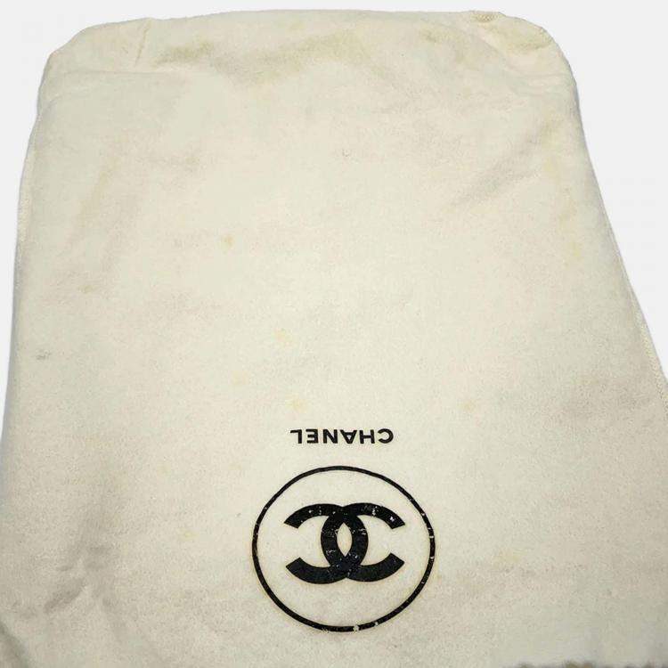 Pre Owned Chanel Diana Navy Lambskin Chain Shoulder Bag