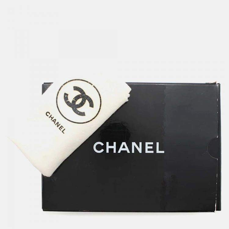 Pre Owned Chanel Diana Navy Lambskin Chain Shoulder Bag
