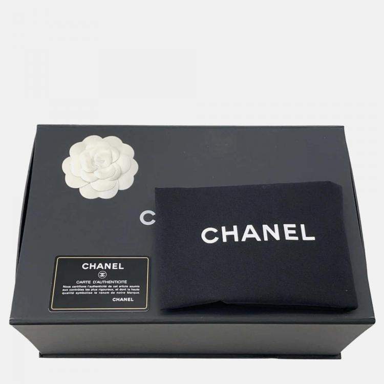 Pre Owned Chanel Nailed CC Mini Red Lambskin Chain Shoulder Bag