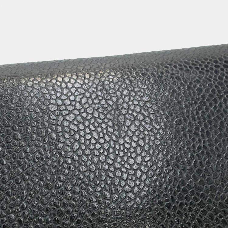 Pre Owned Chanel Triple Coco Black Caviar Leather Chain Backpack