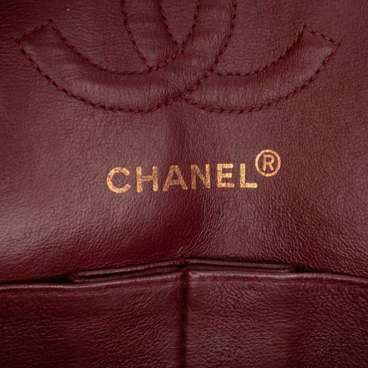 Pre Owned Chanel Black Small Classic Jersey Double Flap
