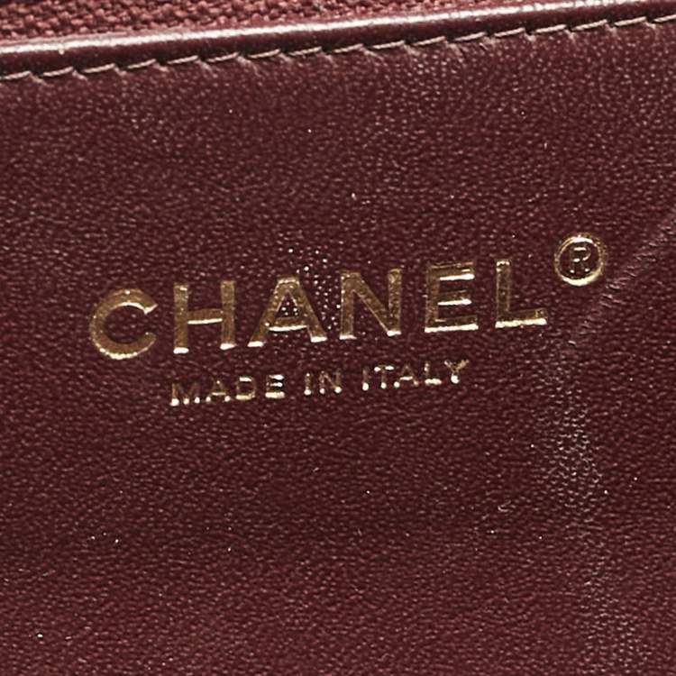 Pre Owned Chanel Black Quilted Leather Coco Envelope Flap Bag