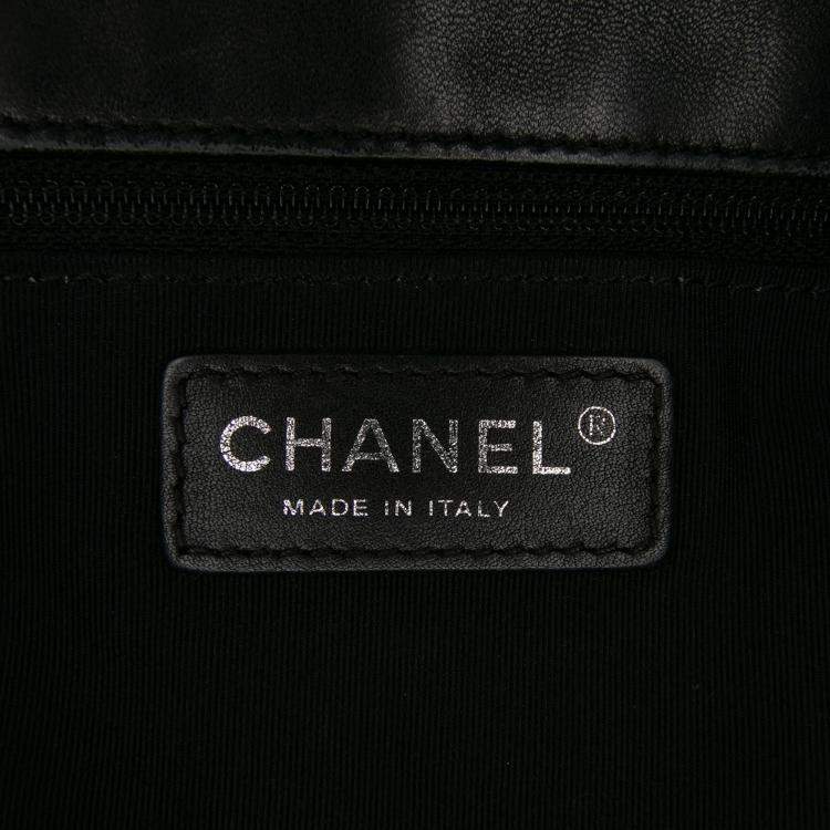Pre Owned Chanel Black CC Quilted Lambskin Urban Delight Tote