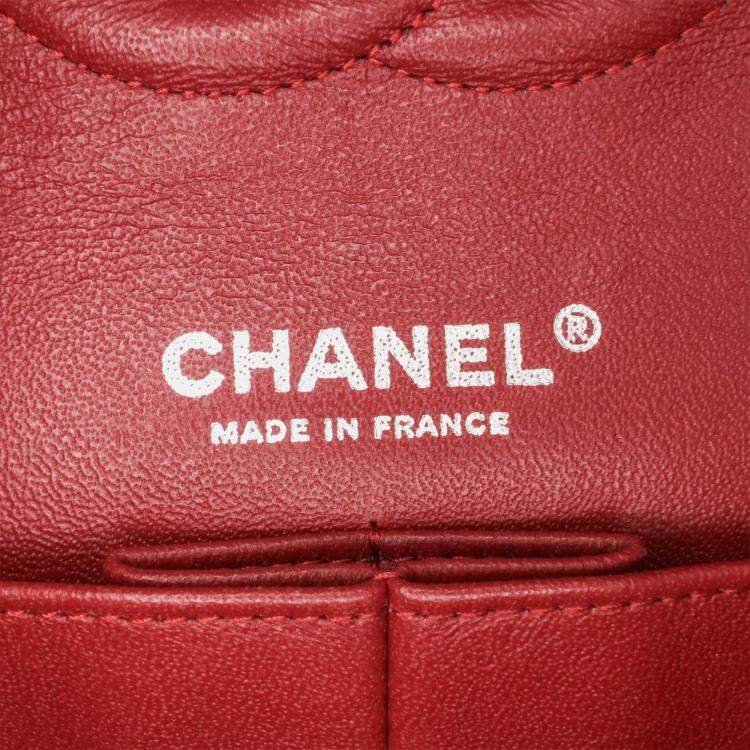 Pre Owned Chanel Classic Double Flap Medium Tweed Shoulder Bag
