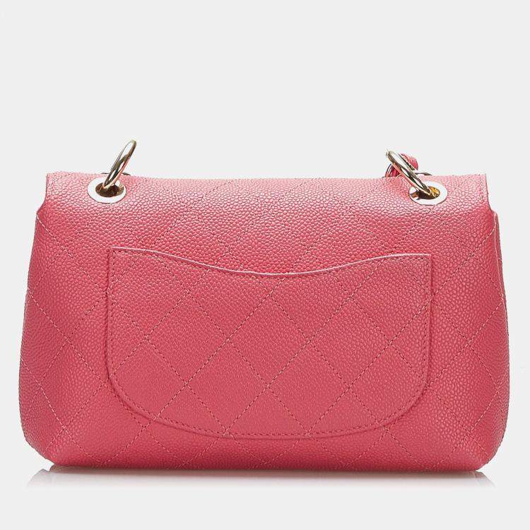 Pre Owned Chanel City Walk Small Caviar Crossbody Bag
