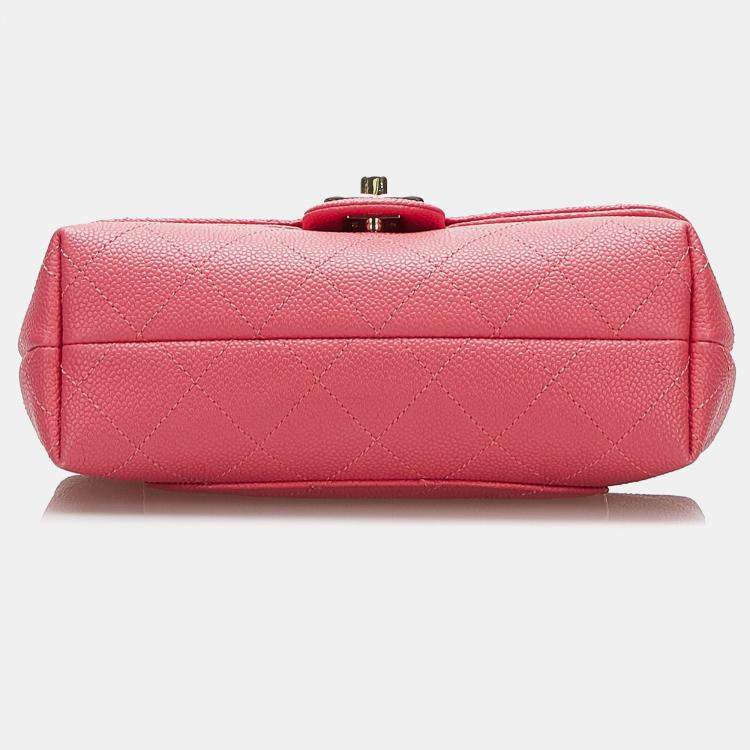 Pre Owned Chanel City Walk Small Caviar Crossbody Bag