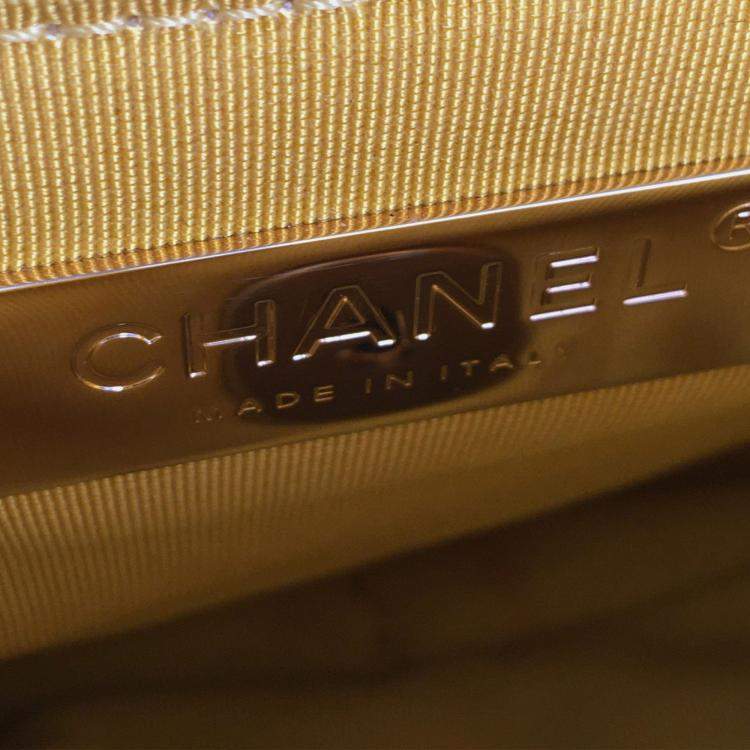 Pre Owned Chanel 19 Flap Medium Canvas Shoulder Bag