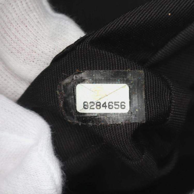 Pre Owned Chanel PST Black Leather Tote Bag