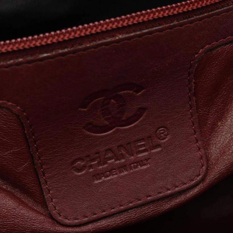 Pre Owned Chanel Coco Cocoon Black Leather Backpack