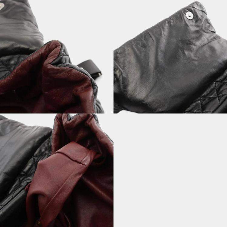 Pre Owned Chanel Coco Cocoon Black Leather Backpack