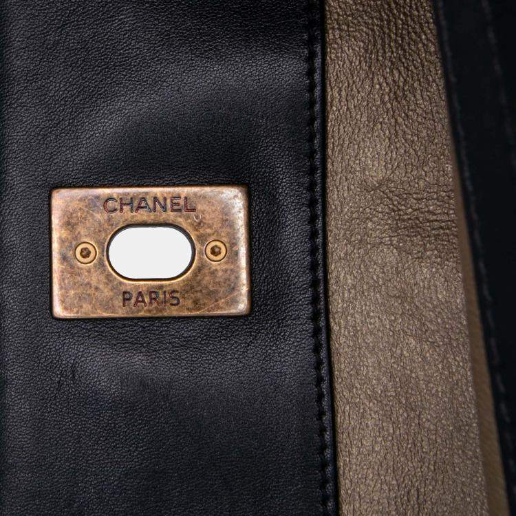 Pre Owned Chanel Brown Quilted Calfskin Portobello Satchel