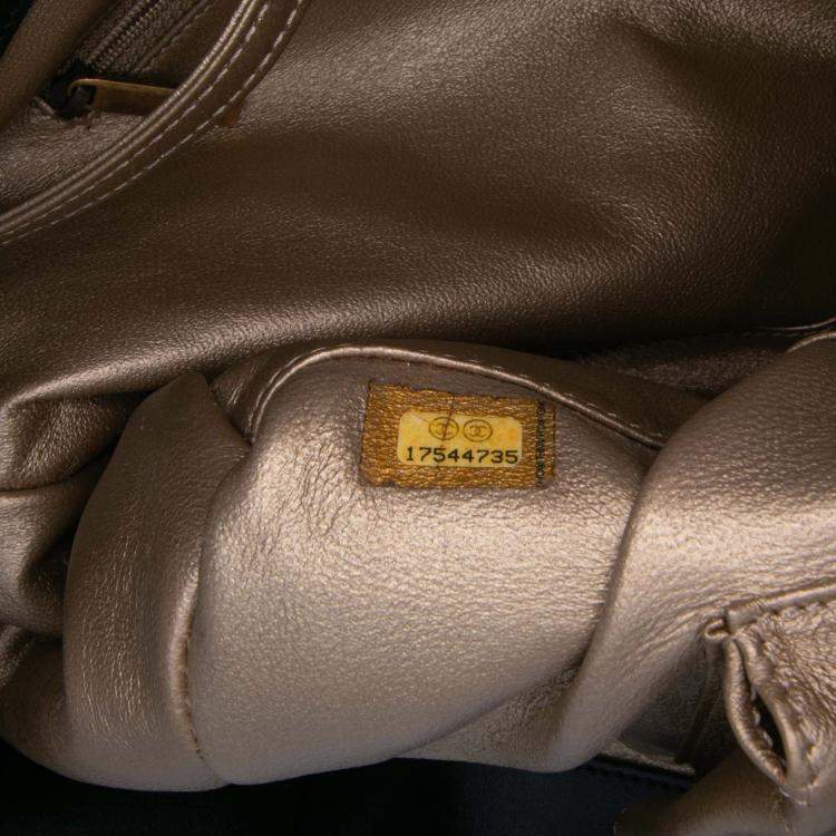 Pre Owned Chanel Brown Quilted Calfskin Portobello Satchel