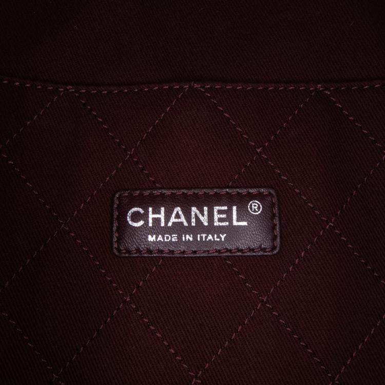 Pre Owned Chanel White Small Canvas Lets Demonstrate Tote