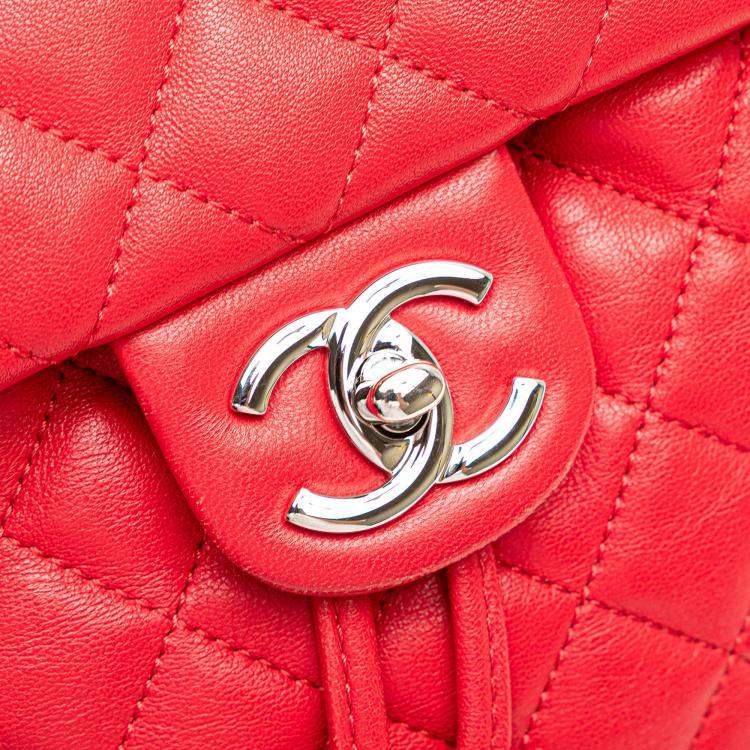 Pre Owned Chanel Small Lambskin Urban Spirit Backpack
