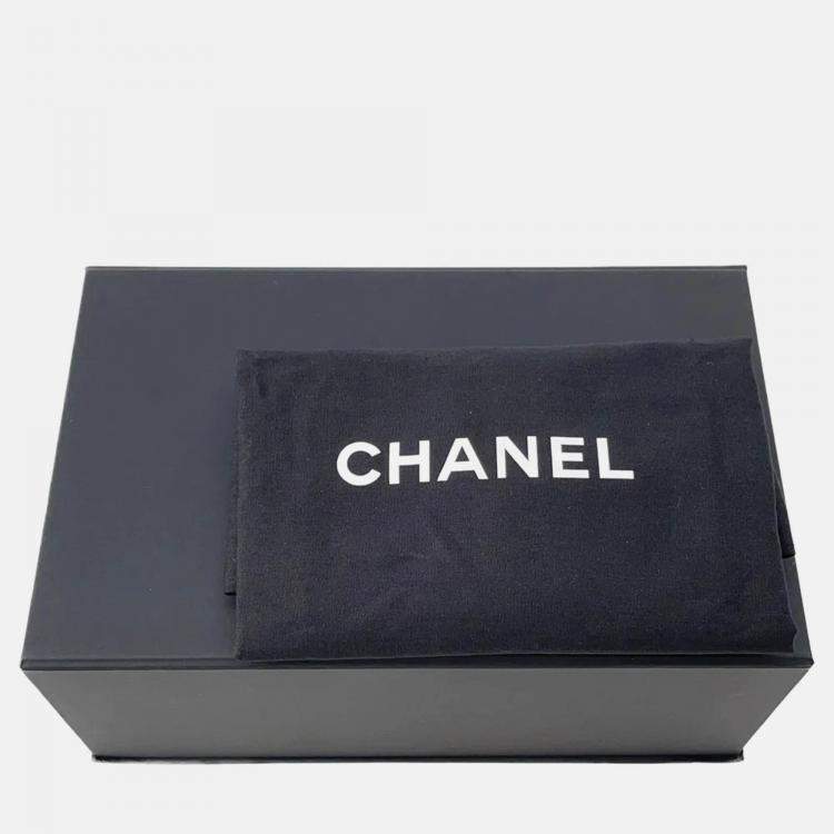Pre Owned Chanel Mini Matelasse Chain shoulder Bag Blue Denim Size 20