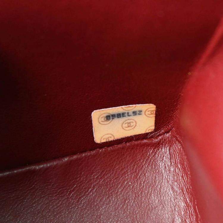 Pre Owned Chanel Mademoiselle Single Flap Black Lambskin Shoulder Bag