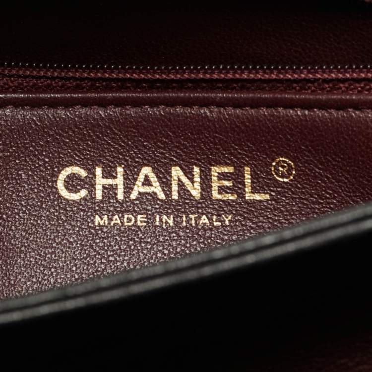 Pre Owned Chanel Black Quilted Leather Trendy CC Flap Bag