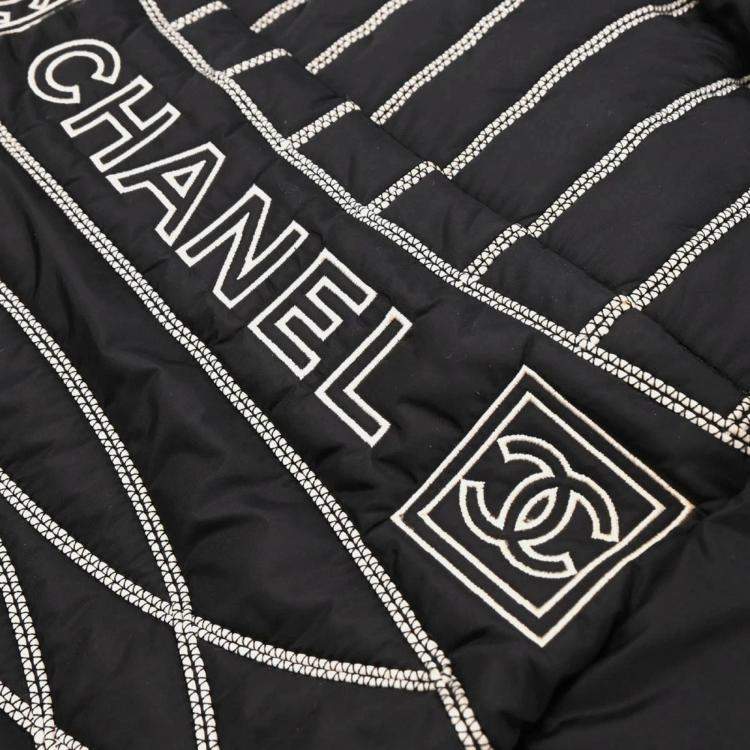Pre Owned Chanel Sport Line Black Nylon Backpack 