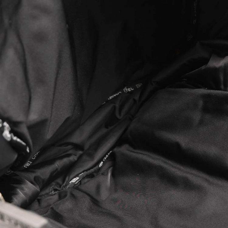 Pre Owned Chanel Sport Line Black Nylon Backpack 