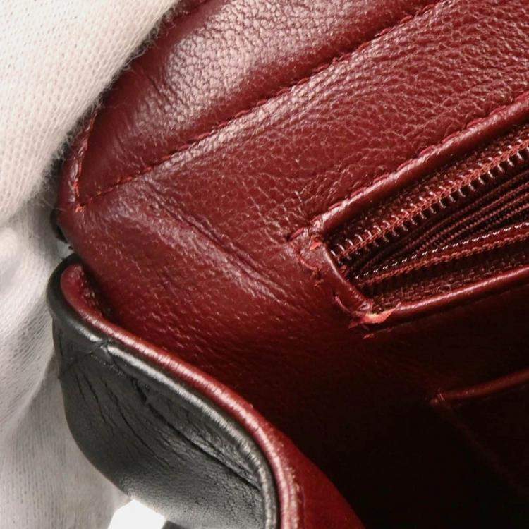 Pre Owned Chanel CC Black Lambskin Backpack