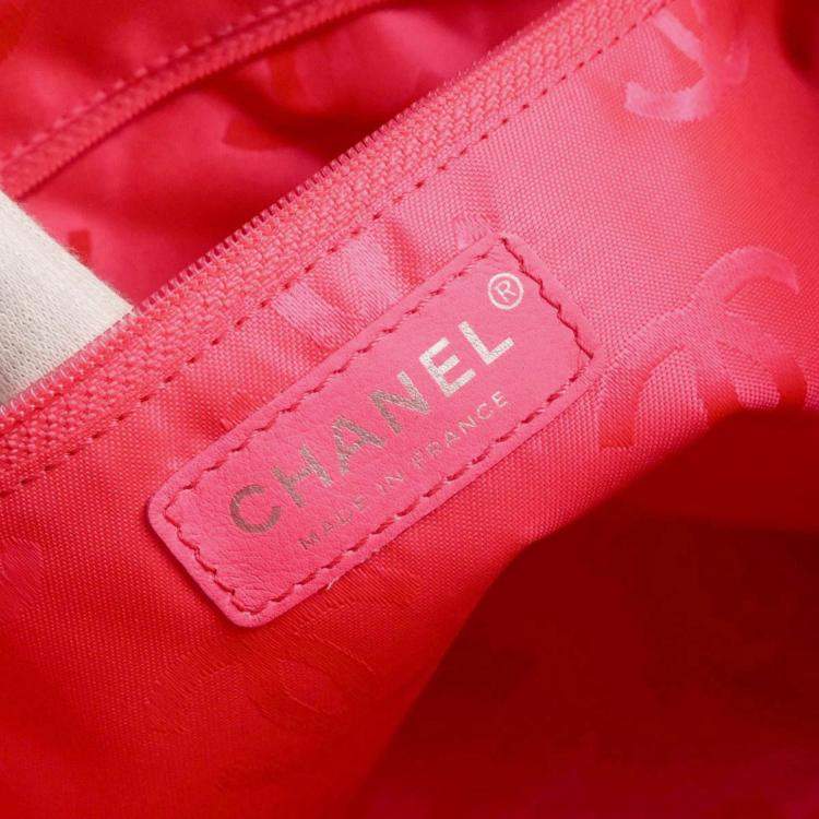 Pre Owned Chanel Cambon Ligne Black Calfskin Tote Handbag