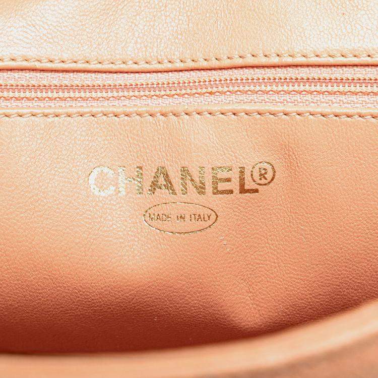 Pre Owned Chanel Pink Caviar Medallion Tote