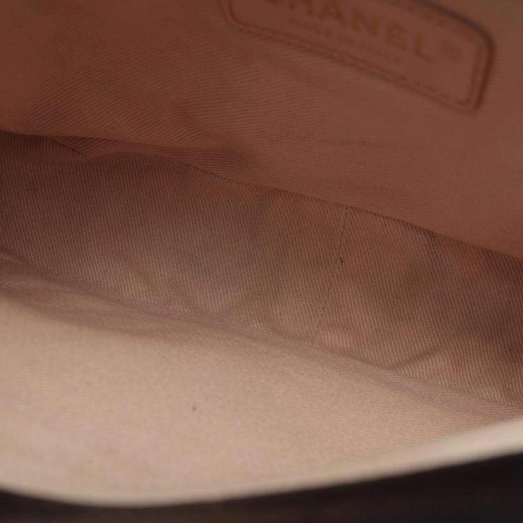 Pre Owned Chanel Coco Cuba Black Calfskin Crossbody Bag