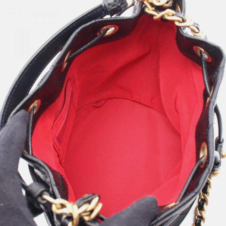 Pre Owned Chanel Matelasse Mini Bucket