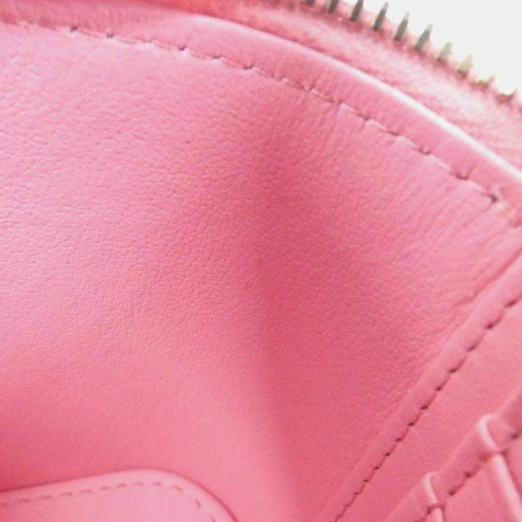 Pre Owned Chanel Vanity Pink Leather Shoulder Bag