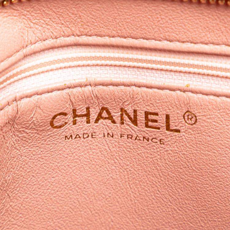 Pre Owned Chanel Pink Caviar Medallion Tote
