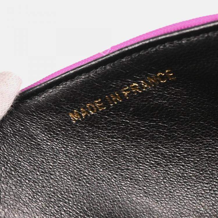 Pre Owned Chanel CC Flap Purple Nylon Shoulder Bag