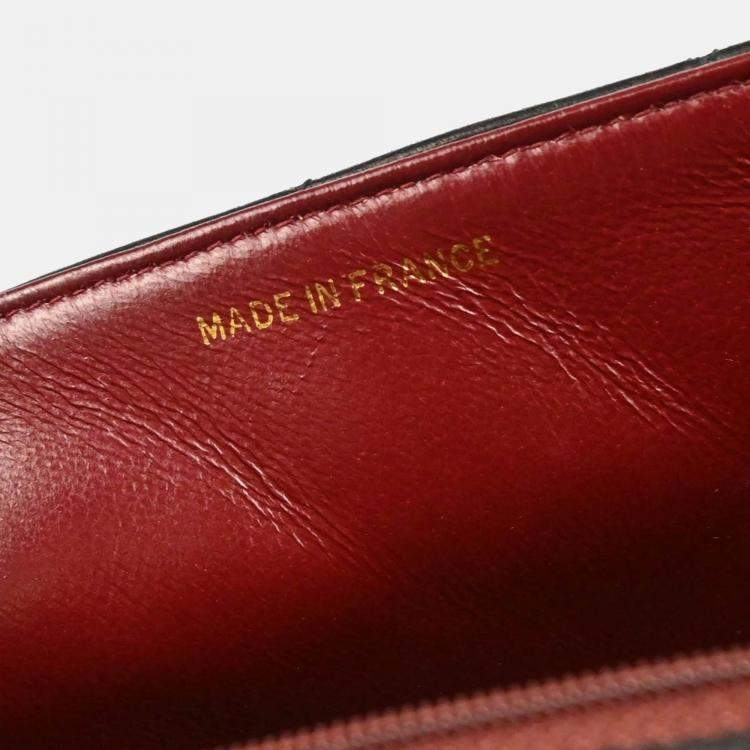 Pre Owned Chanel Diana Small Black Lambskin Shoulder Bag