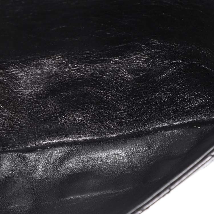 Pre Owned Chanel Black Quilted Leather Reissue 2.55 Classic 225 Flap Bag